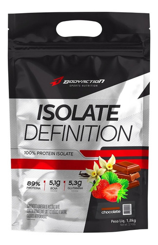 Isolate Definition con sabor a chocolate Bodyaction de 1,8 kg