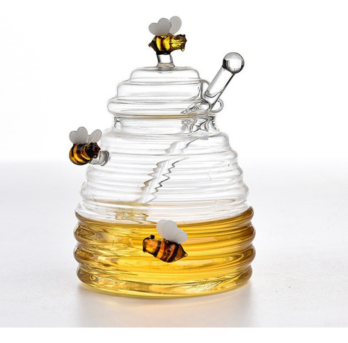 Recipiente De Vidrio Con Tanque En Forma De Panal De Cocina,