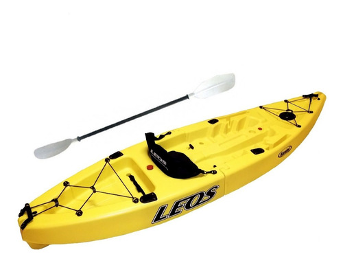Imagen 1 de 4 de Kayak Desarmable Leos Pescador Con Remo