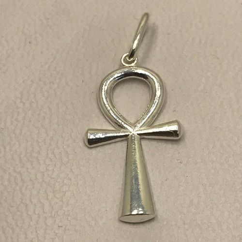 Pingente Cruz Ansata Ankh Prata 925 C/ Caixa Veludo