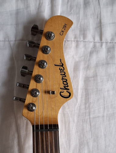 Guitarra Charvel Cx 291 Japonesa Diestro Negro Palisandro (Usado)