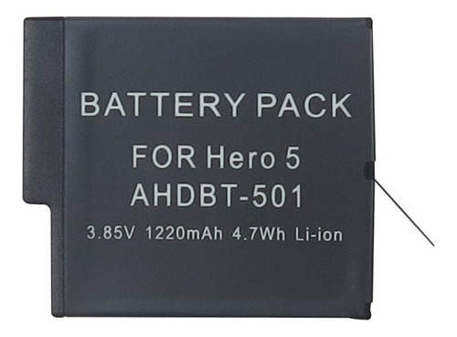 Bateria Para Gopro Hero5 Hero6 Hero7 Black - 3.85v - 1220mah