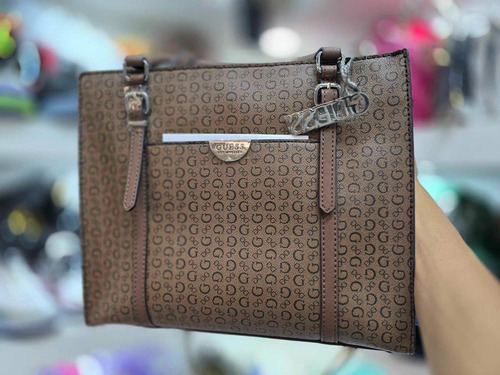 Bolsa Tote Guess Café Con Asas Café