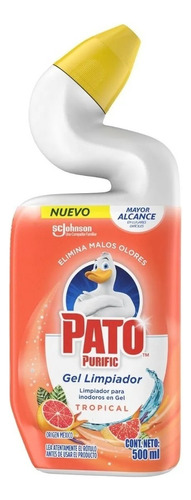 Pato Purific Gel Limpiador Inodoro 500ml Tropical