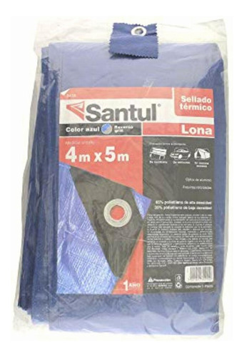 Santul 5412 Lona Uso Ligero, 4 X 5 M