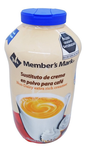Sustituto De Crema En Polvo Para Café Member's Mark 1 Kg.