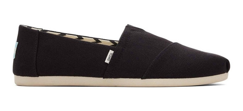 Alpargatas Toms Black Canvas Hombre