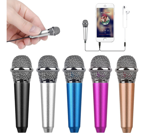 Mini Micrófono Portátil Vocalinstrumento Para Teléfono Móvil