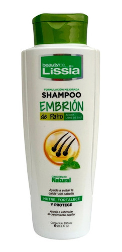 Imagen 1 de 2 de Shampoo Embrión De Pato Lissia