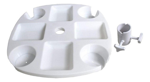 Sombrilla De Playa De Plástico, Bandeja Para Mesa, Soporte
