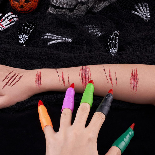 Punteros De Dedo Para Niños Lectores, 5 Colores, 24 Piezas