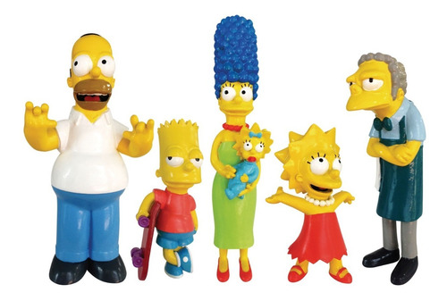 Clarín Colección Los Simpsons Set 1 De 5 Entregas