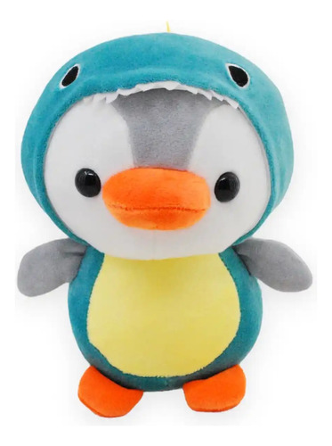 Peluche Pingüino Disfrazado Dinosaurio Kawaii Regalo 