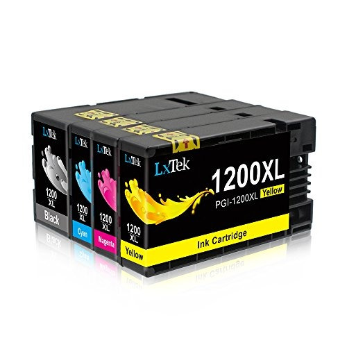 Lxtek Pgi-1200xl (paquete De 4) Compatible Para Canon 1200xl