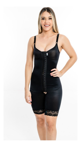 Modelador Curto Com Colchete Cor Preto Kelogel