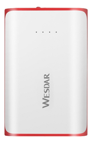 Power Bank Wesdar S13 6000mha Red