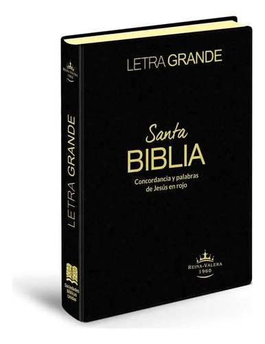 Santa Biblia Letra Grande - Reina Valera Color Negro