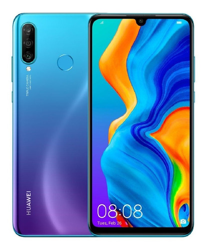 Celular Libre Huawei P30 Lite 128gb /3 Camaras + Forro + 5d