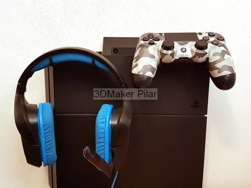 Soporte Pared Mando Ps4 Lila PLAYSTATION