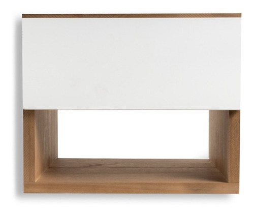 Imagen 6 de 10 de Mesa Mesita Luz Flotante Con Cajon Corredera Metal Vintage