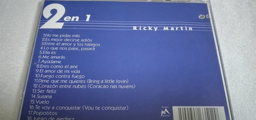 Ricky Martin No Chayanne Luis Miguel Cd 2en1 Perfecto Estado
