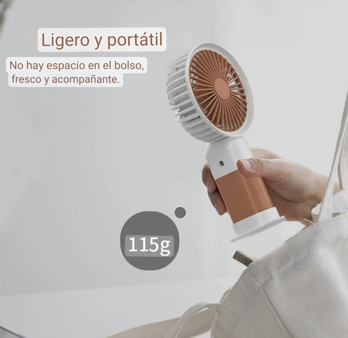 Mini Ventilador Portátil Recargable 