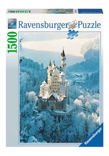 Puzzle Ravensburger Neuschwanstein en Invierno 16219 de 1500 piezas
