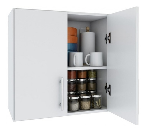 Imagen 3 de 10 de Mueble Módulo Doble 2 Puertas Melamina Centro Estant Cocina