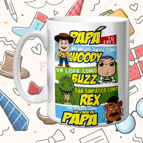 Imagen 9 de 10 de Taza Día Del Padre! Mi Papá Es Como... Varios Diseños