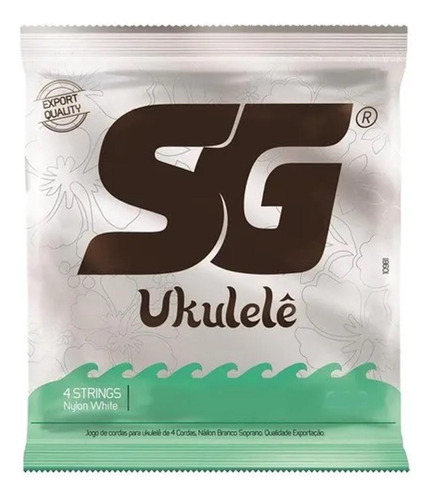 Encordoamento Sg Strings 026 / 026 Para Ukulele Soprano