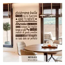 Comprar Viniles Decorativos Frases Pared Palabras Vinilo