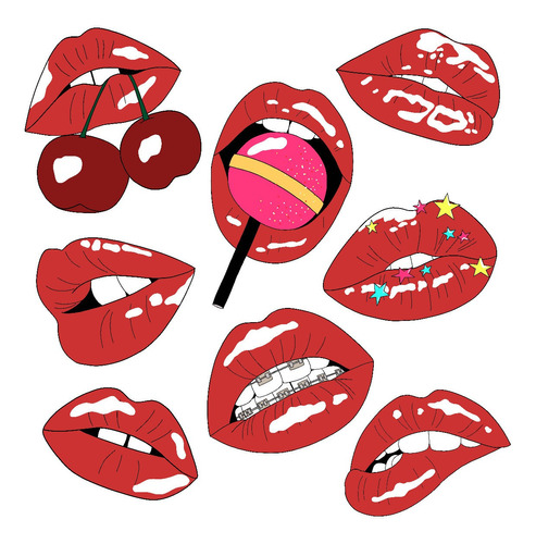 Clipart Labios Boca Beso Sexy 1