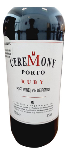 Vinho Licoroso Tinto Doce Do Porto Ceremony Ruby 750ml