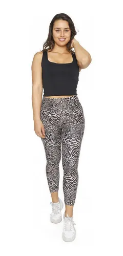 Mujer Calza Legging Con Pretina H2o Wear Animal Print