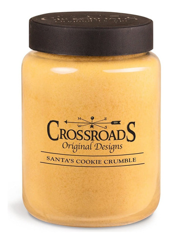 Crossroads Santa39s Cookie Crumble Vela Aromática De 2...