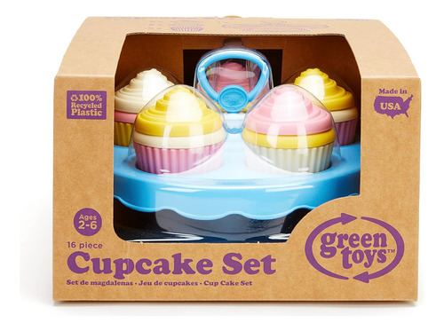 Juego De Cupcake De Juguetes Verdes