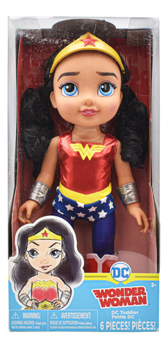 Dc Wonder Woman Muñeca Toddler 36cm Ruz Cd