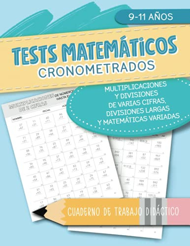 Libro : Tests Matematicos Cronometrados - Multiplicaciones 