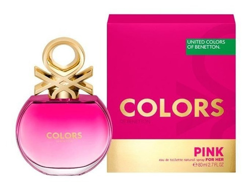 Perfume Colors Pink Benetton 80 Ml Perfume Importado