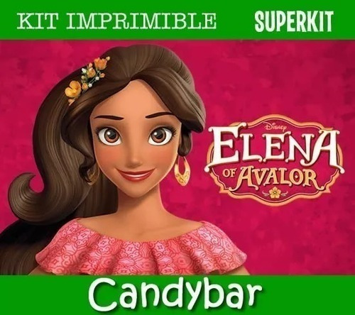 Kit Imprimible Elena De Avalor Candybar