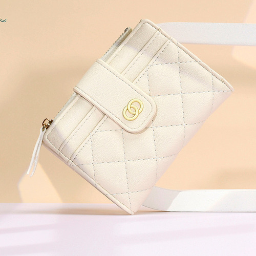 Cartera Corta Estilo Coreano Para Varias Tarjetas Para Mujer