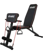 Comprar Máquina de hacer ejercicio ajustable para gimnasio en casa banco plegable para entrenamiento ejercicios de pecho brazos abdominales gimnasio pesas resistente y duradero Pbold