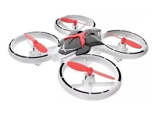 Dron Cuadracoptero Juguete C/ Giroscopio Acrobático Led Color Blanco