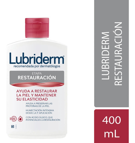 Lubriderm Crema Corporal Etapa Restauración 400 Ml 