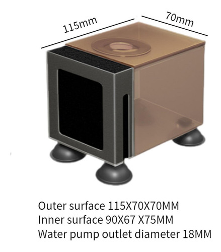 Cubierta De Protección Para Filtro De Pequeño Marrón