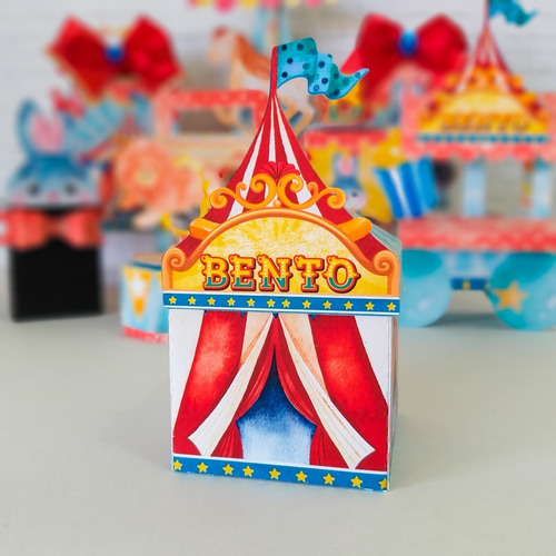 Kit Festa 35 Peças Personalizadas - Tema Circo Menino 01