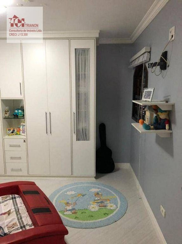 Imagem 5 de 30 de Sobrado Com 4 Dormitórios À Venda, 204 M² Por R$ 852.000,00 - Parque Novo Oratório - Santo André/sp - So0636