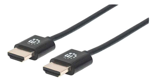 Cable Hdmi Manhattan 394369 Hec, Arc, 3d, 4k, Blindado, 1.8m