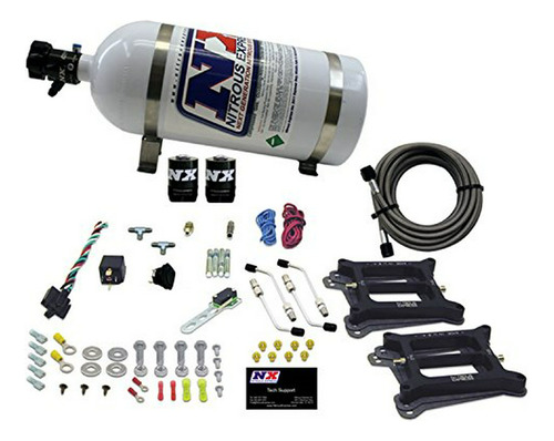 Kit Nitro Dual/4150/gasolina (50-300hp) C/ Botella 10lb (302