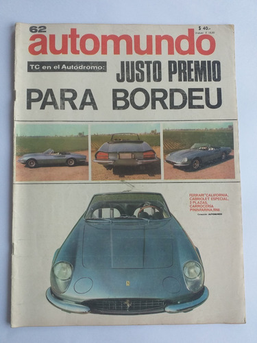 Revista Automundo Nro. 62 - Julio 1966 *